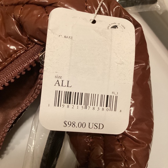 Free People Movement Surplus Shine Carryall bag, nutshell brown, NWT - Picture 9 of 13